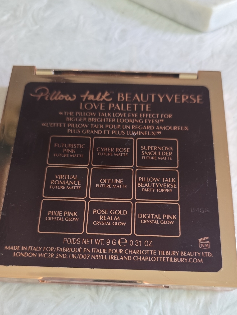 Charlotte Tilbury Pillow Talk Beautyverse Love Palette - No Box